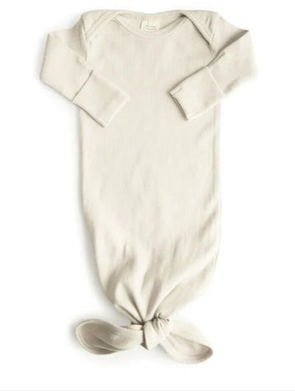Mushie Knotted Gown 95% Organic Cotton Baby Onesie Pyjama 0-3 Months Infant PJ